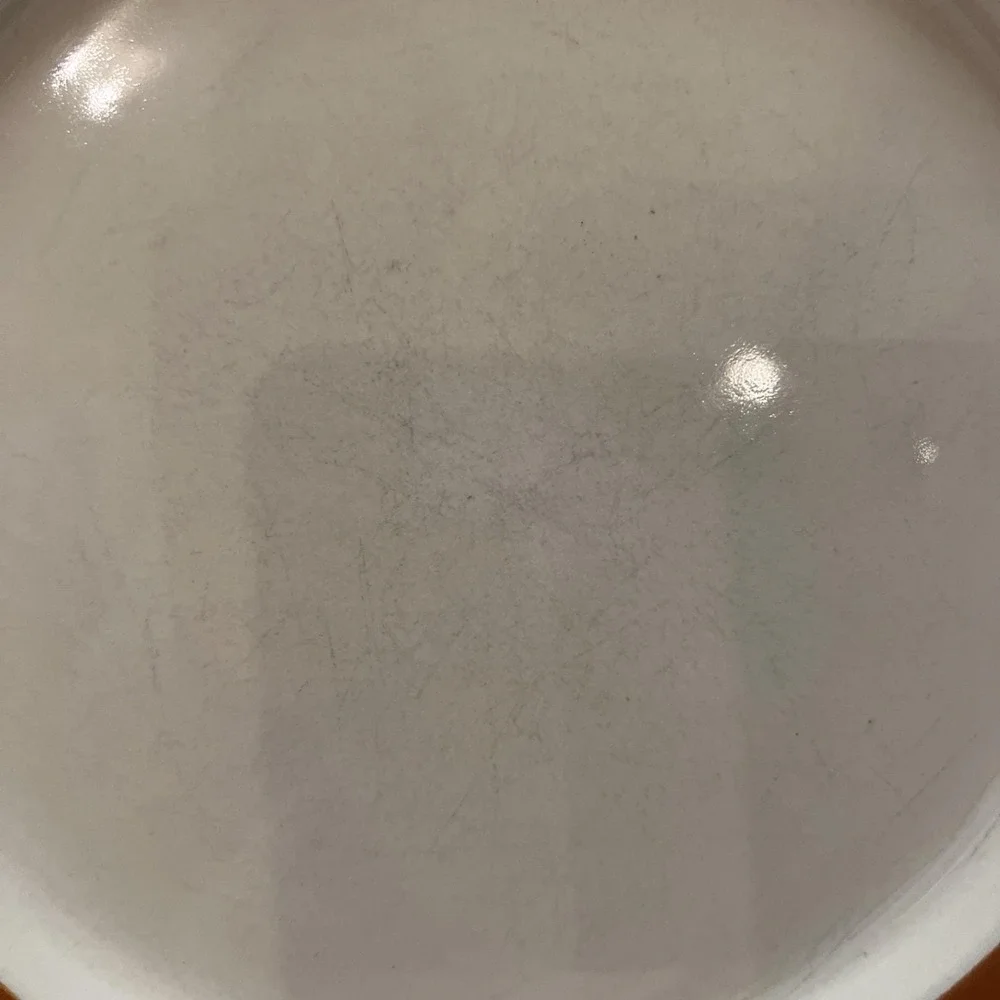 Vtg Pottery Barn Dune Persimmon Dinner Plates 2 MCM Boho Replacement